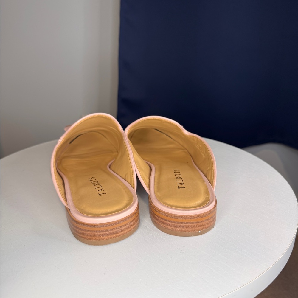 Talbots Pink, Tan Slides Shoes - Size 7.5 - Picture 3 of 5